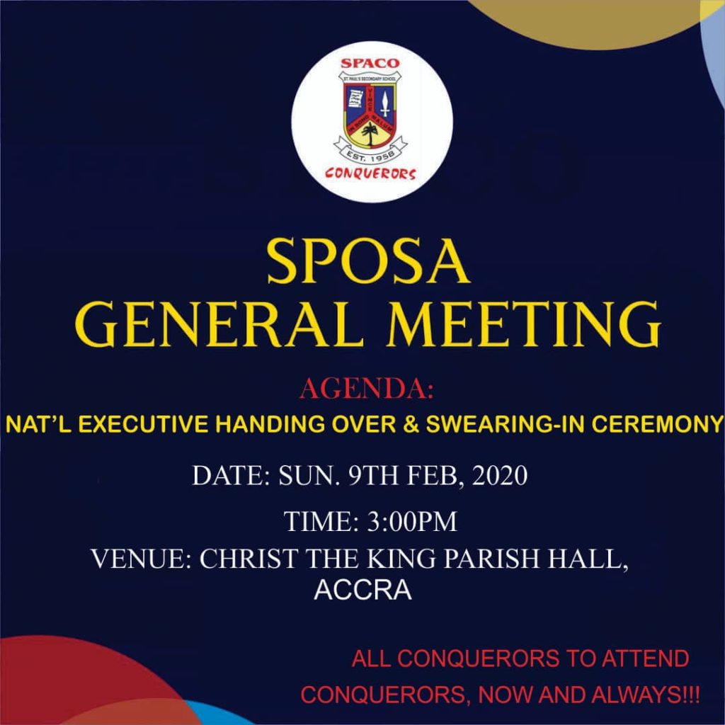 General Meeting & Handing Over Ceremony | Great Spaco